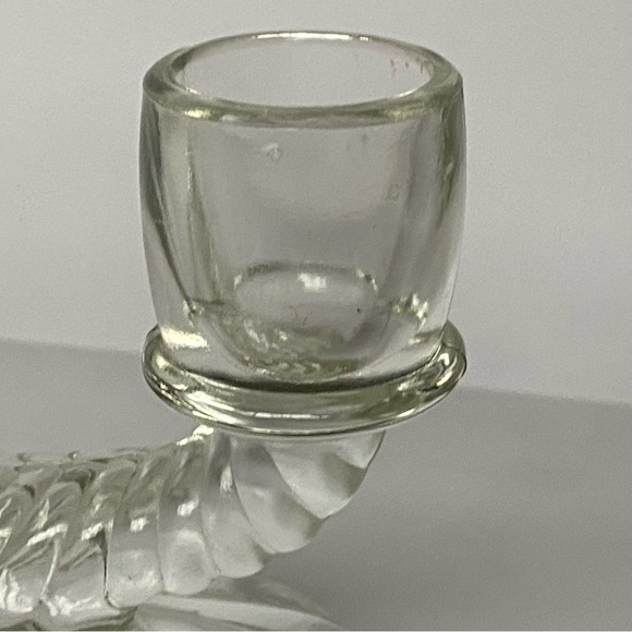 Imperial Glass Double Candle Holder Newbound 1930’s Vintage Collectible Clear - Picture 2 of 15